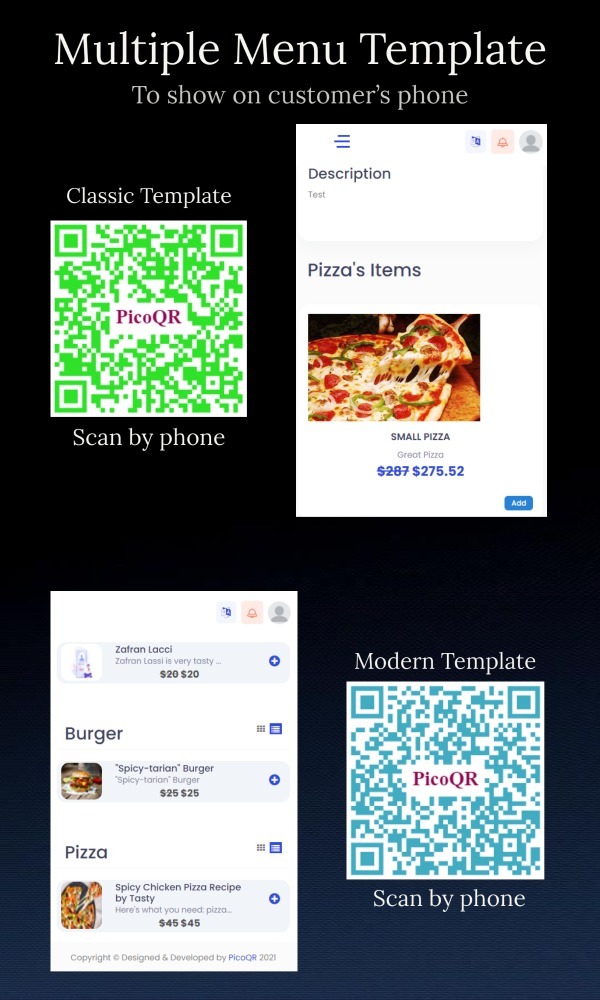 PicoQR - (SaaS) Contactless Digital Restaurant QR Menu Maker - 8
