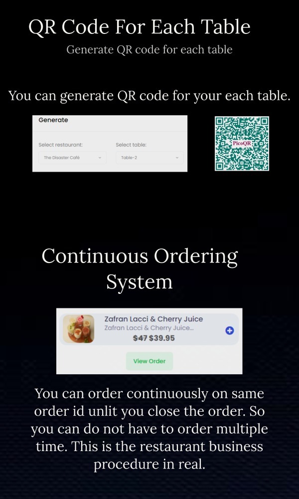 PicoQR - (SaaS) Créateur de menu QR de restaurant numérique sans contact - 9